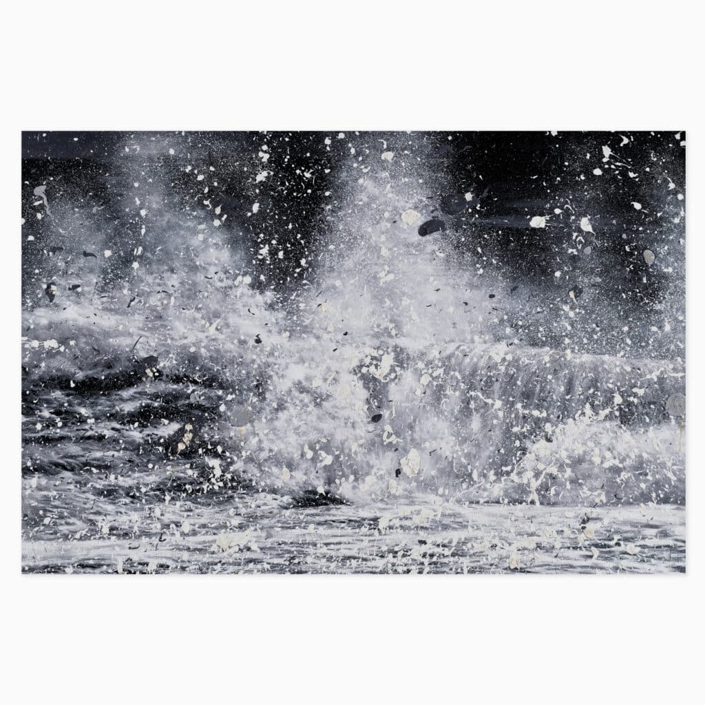 Damien Hirst limited edition print titled ‘Blizzard (H13-10)’ showcasing dynamic waves and bold visual composition