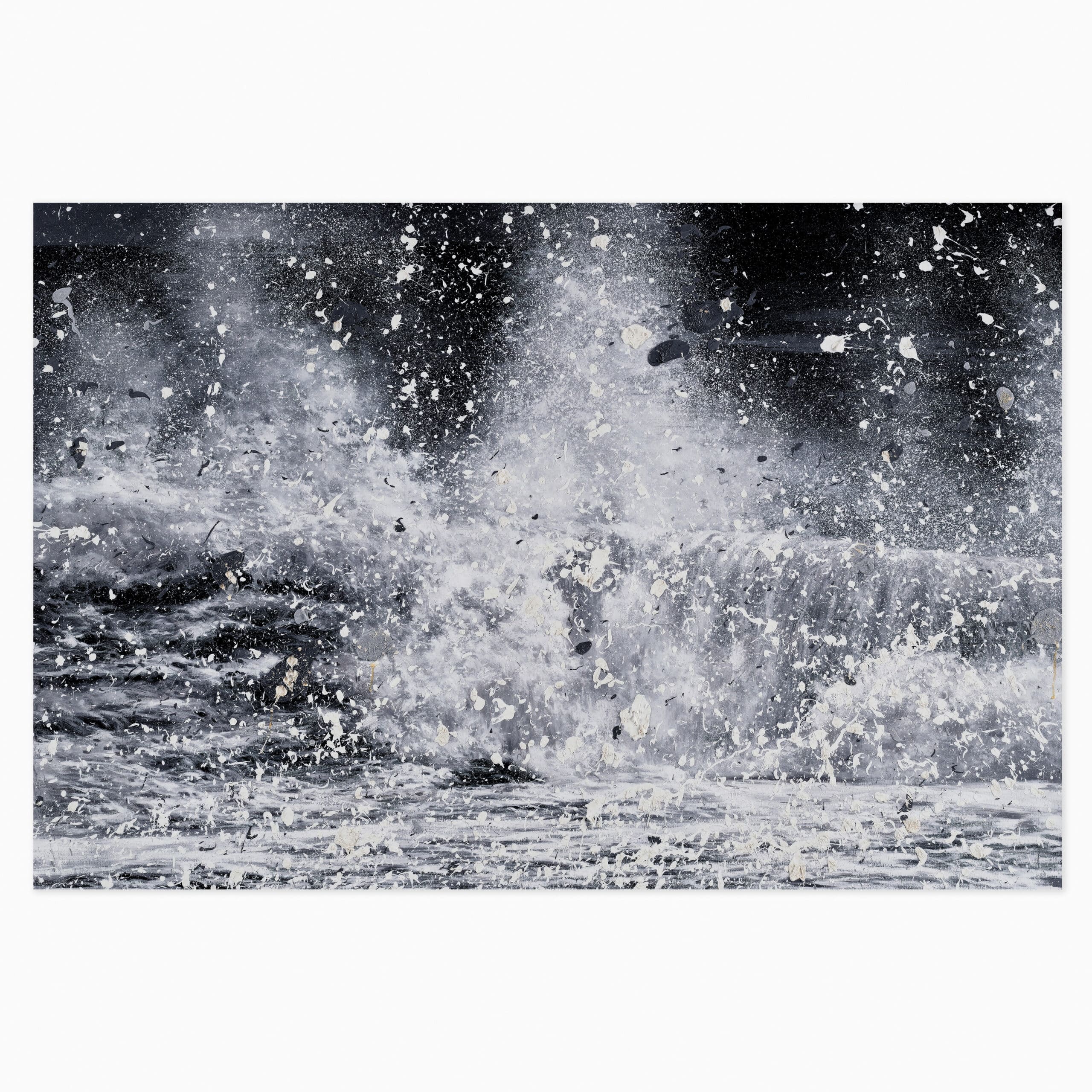 Damien Hirst limited edition print titled ‘Blizzard (H13-10)’ showcasing dynamic waves and bold visual composition