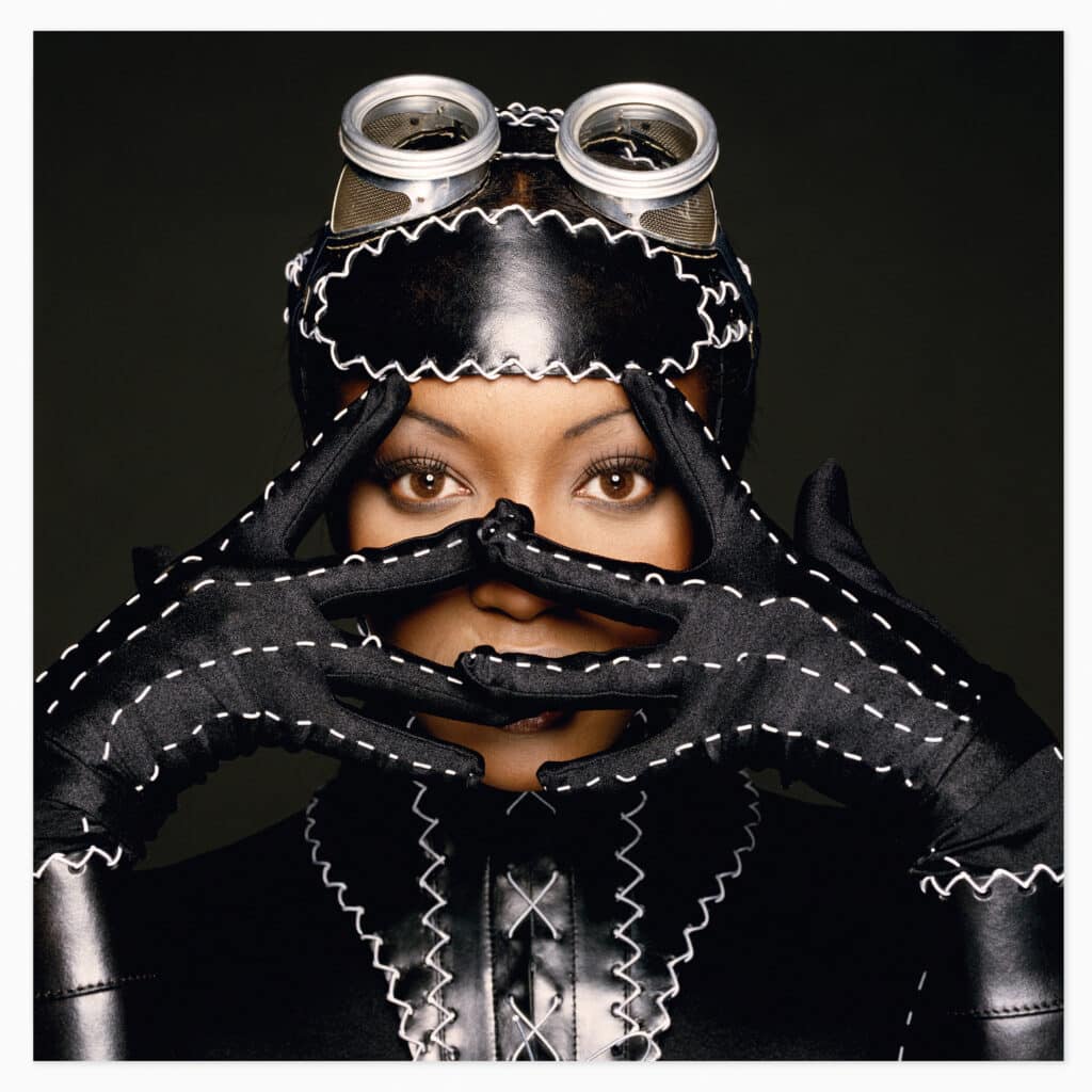 Terry O’Neill limited edition print titled ‘Naomi Campbell’, 1993, depicting the supermodel in classic photographic style
