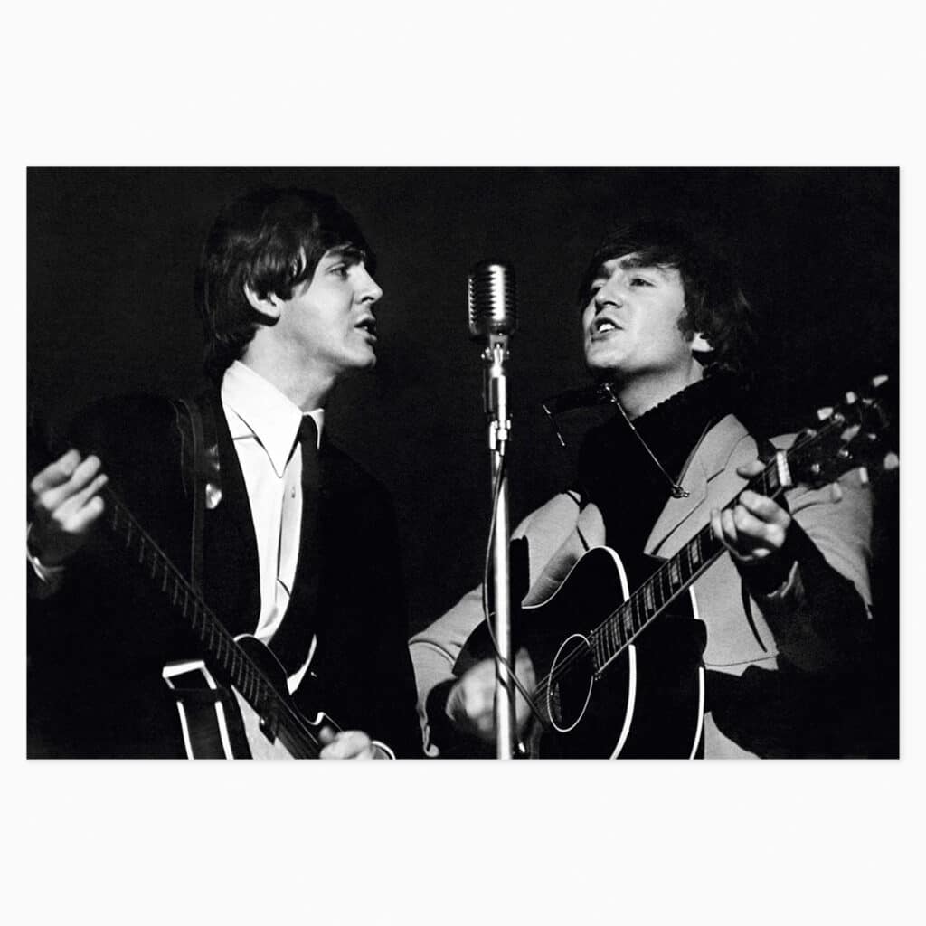 Limited edition Terry O’Neill photograph ‘The Beatles’ featuring the band captured in an iconic moment