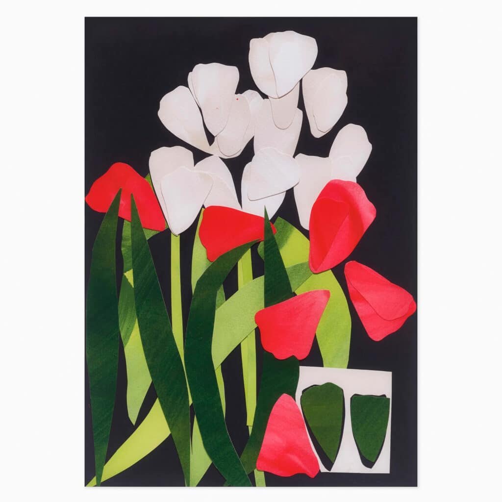Limited edition Brian Clarke artwork ‘Clearwater’ featuring luminous colour and abstract forms inspired by stained glass.