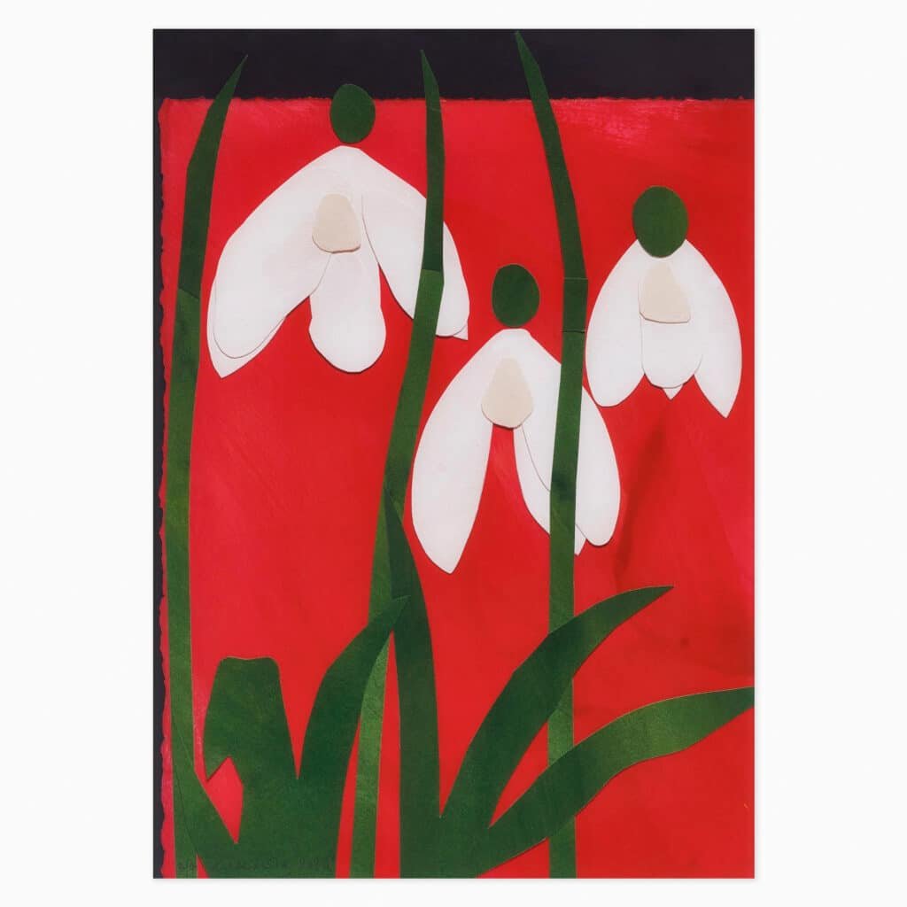 Limited edition Brian Clarke artwork ‘Twist and Shout’ featuring vibrant abstract forms inspired by stained glass and dynamic colour