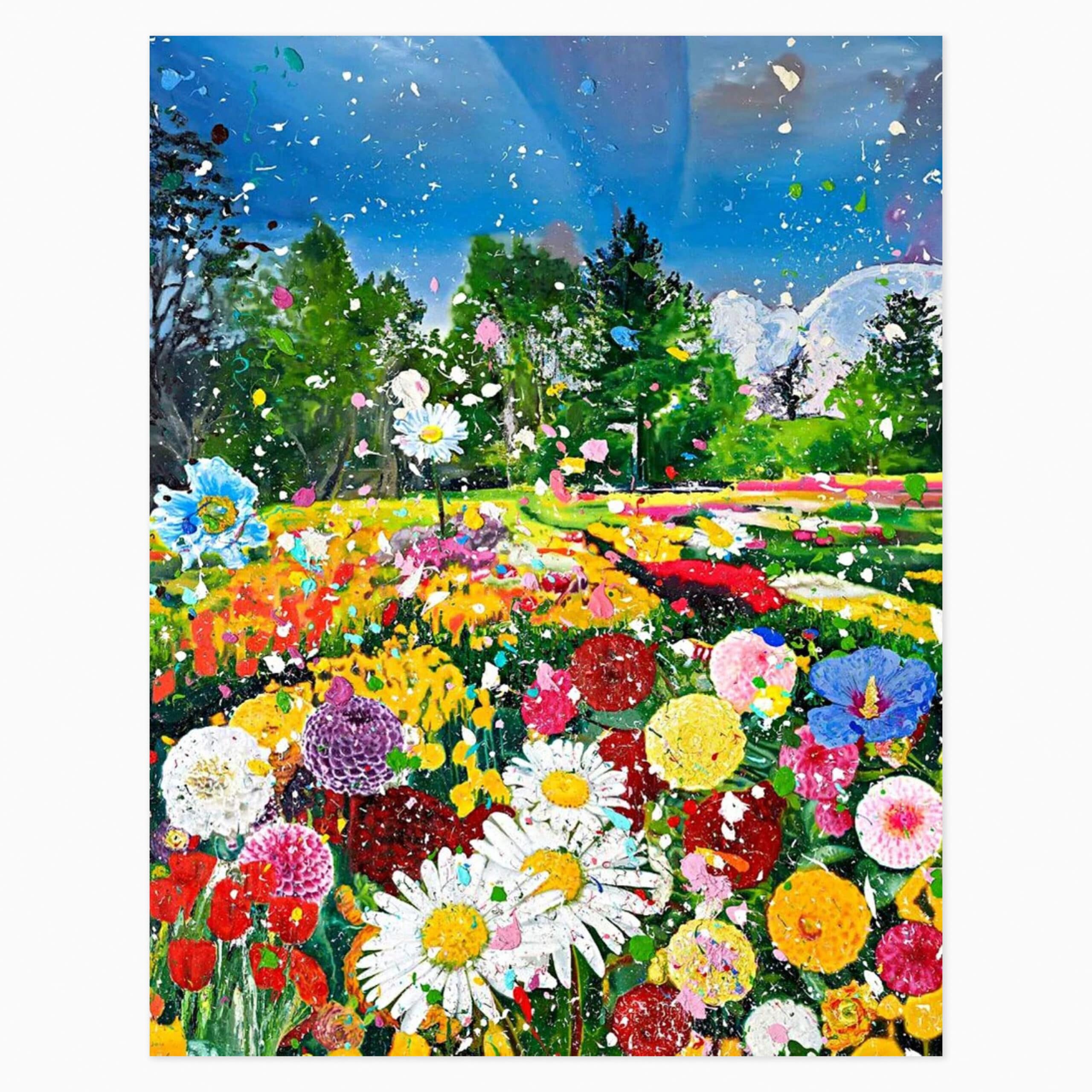 Damien Hirst limited edition print titled ‘H14-7 Selflessness from The Secrets’ showcasing bold visual composition with intricate colour and form